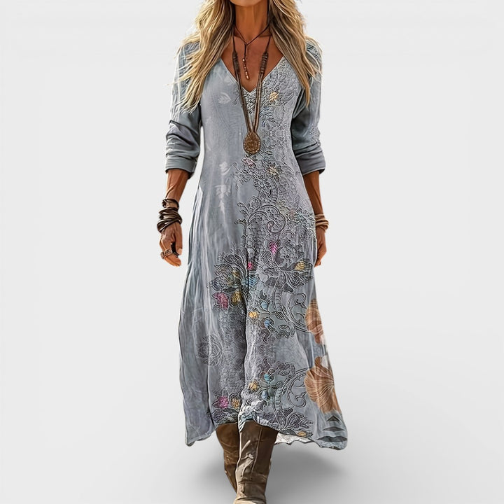 Eden | Boho Floral Maxi Dress