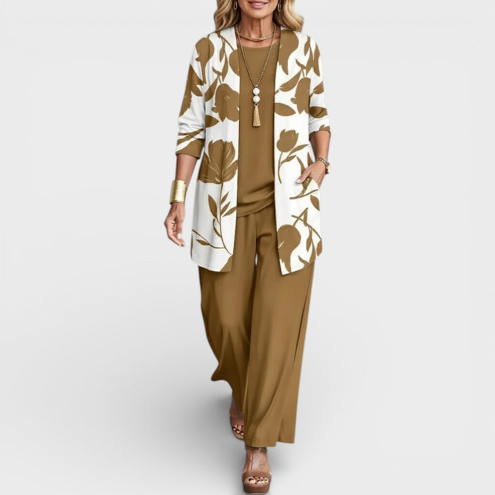 Freya | Chic 3-Piece Pant Set
