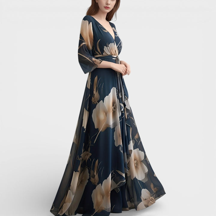 Genesis | Elegant Floral Maxi Dress