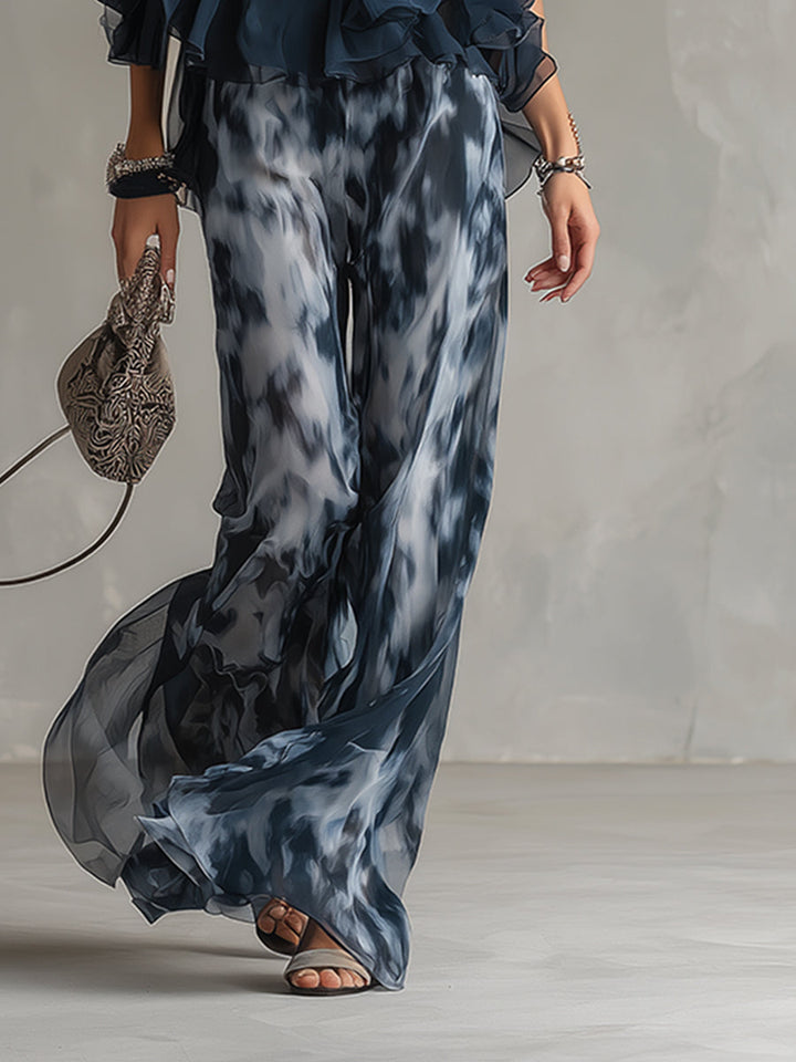 Ludovica | Flowing Halter Two Piece Set