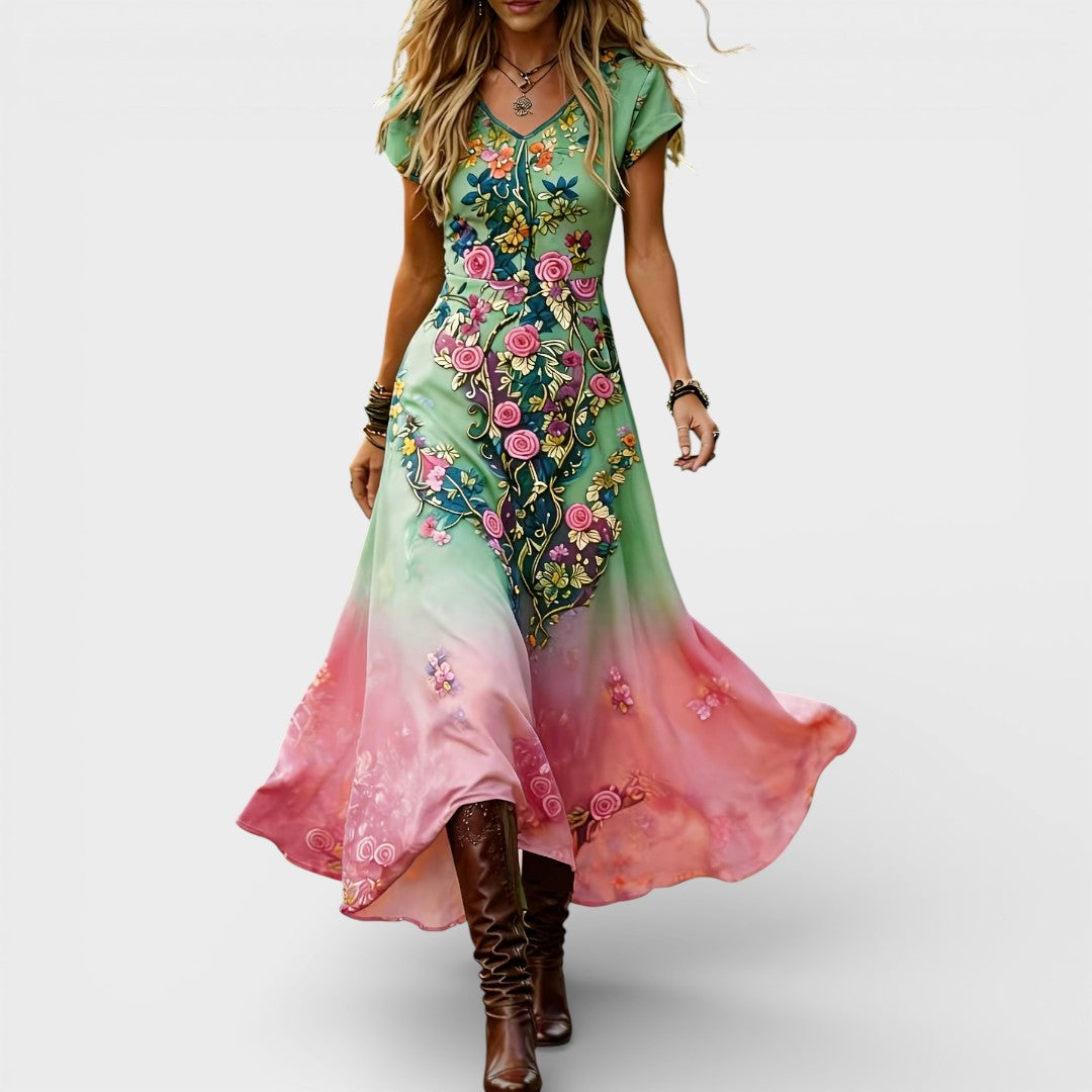 Louise | Floral Maxi Dress