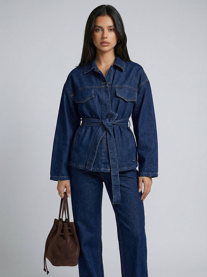 Adriana | Relaxed Belted Two Piece Set
