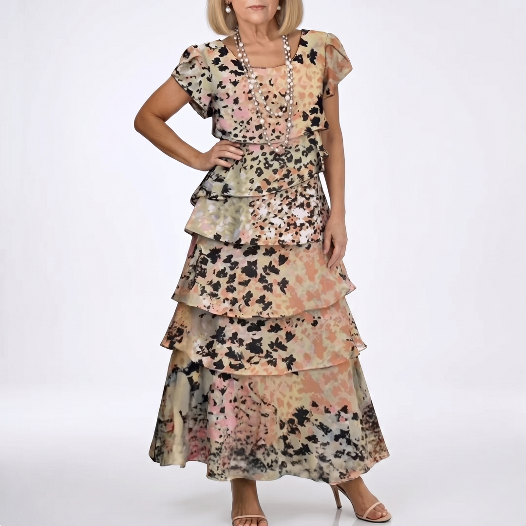 Clara | Elegant Layered Maxi Dress