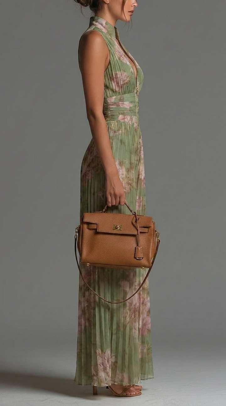 Zia | | Floral Pleated Jumpsuit