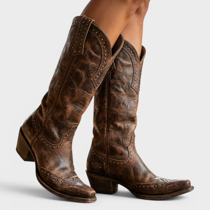 Dakota | Vintage Western Knee Boots
