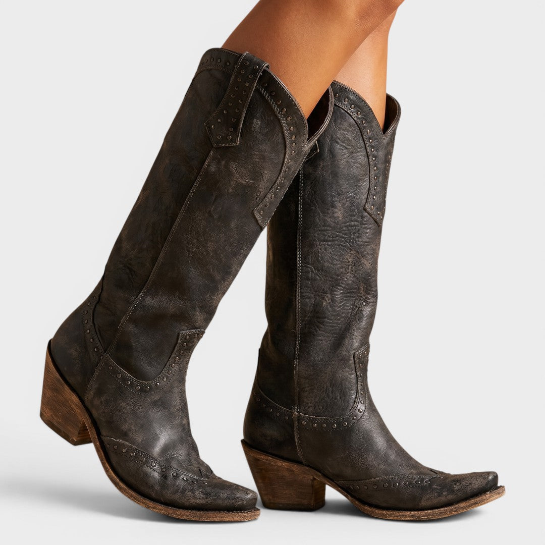 Dakota | Vintage Western Knee Boots