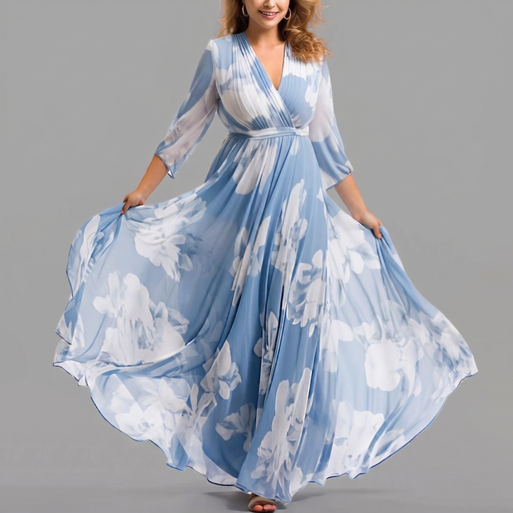 Grace | Bluebell Floral Maxi Dress
