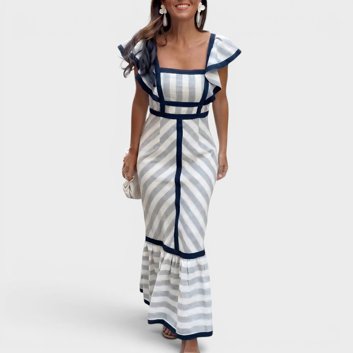 Colette | Coastal Stripe Maxi Dress