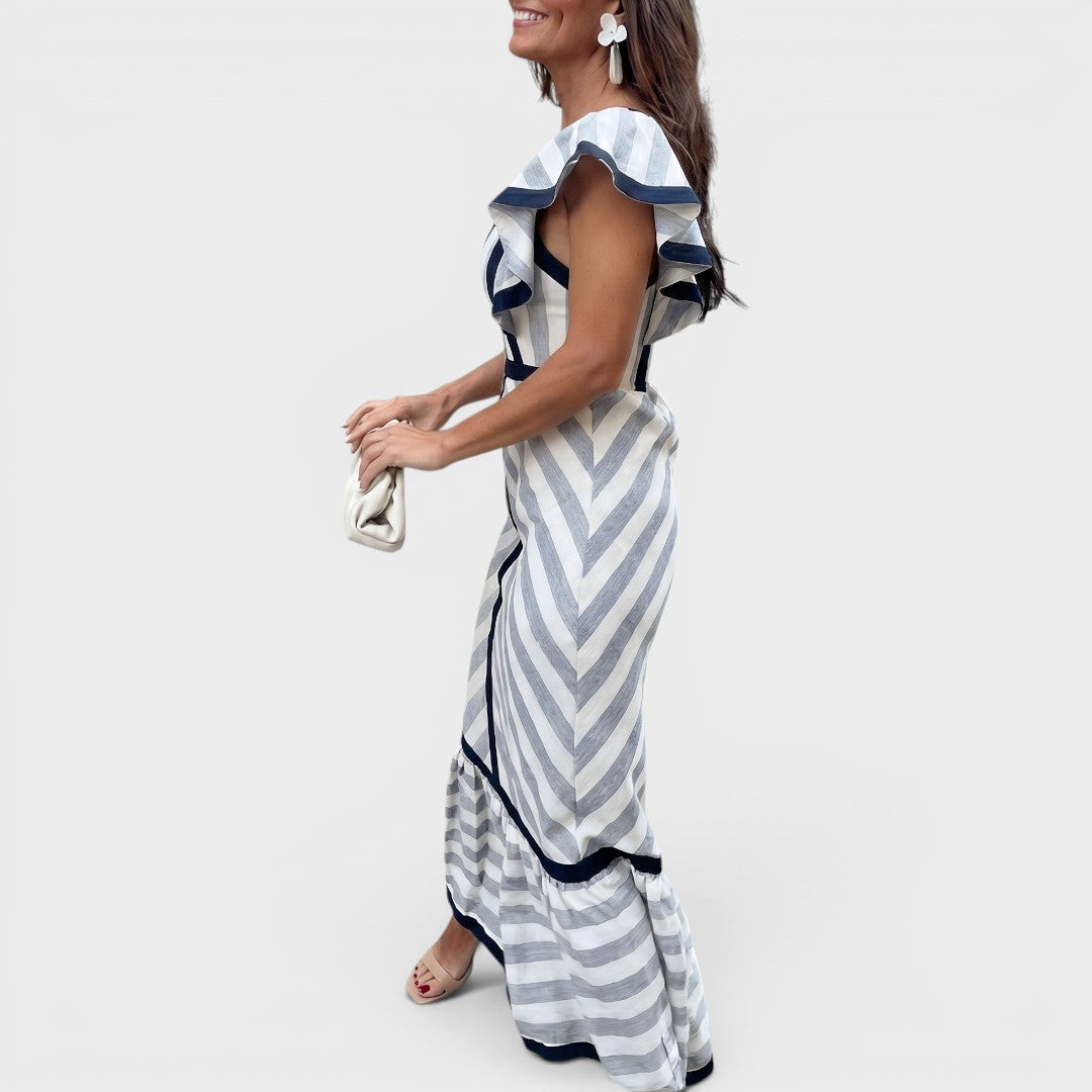 Colette | Coastal Stripe Maxi Dress