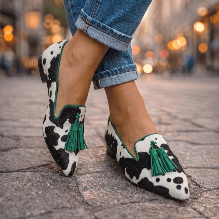 Cow Print and Green#Cow Print and Green_1