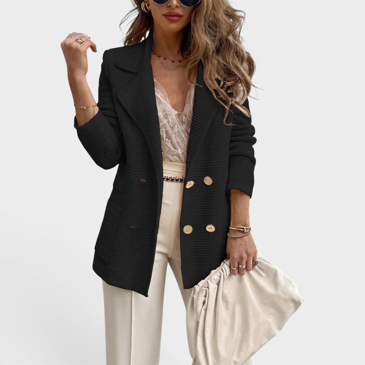 Sienna | Elegant Knit Double-Breasted Cardigan