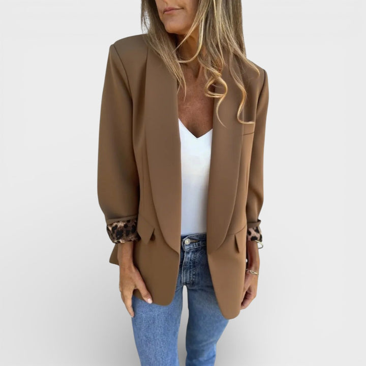 Cora | Leopard Blazer