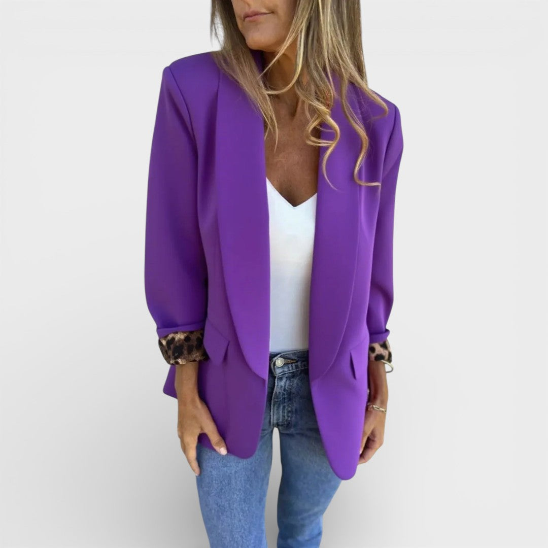Cora | Leopard Blazer