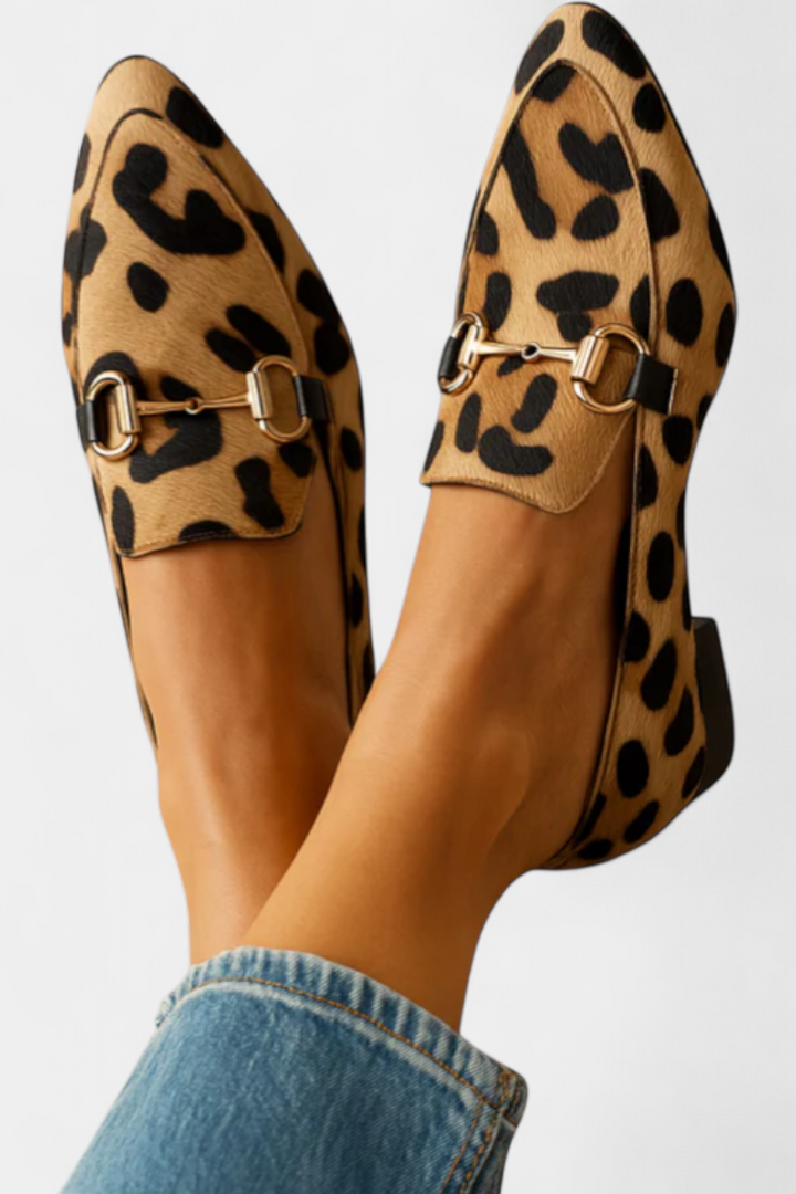 Moccasins Lillian with Metal Buckle