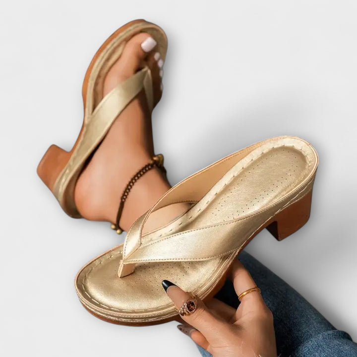 Emily - Stylish Heeled Slippers