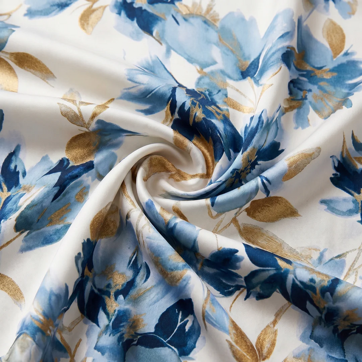 Roselyn | Floral Wrap Waist Midi Dress