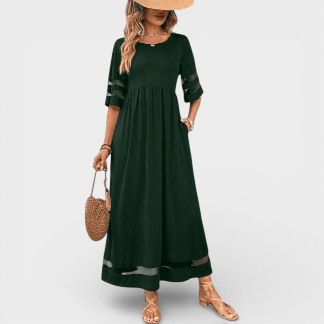 Leah | Tummy Coverage Maxi Dress