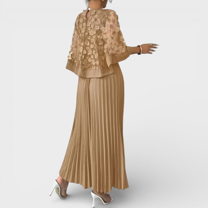 Julia | Pleated Maxi Dress