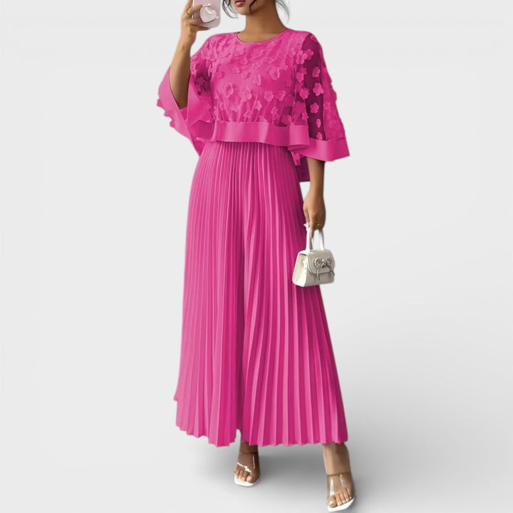 Julia | Pleated Maxi Dress