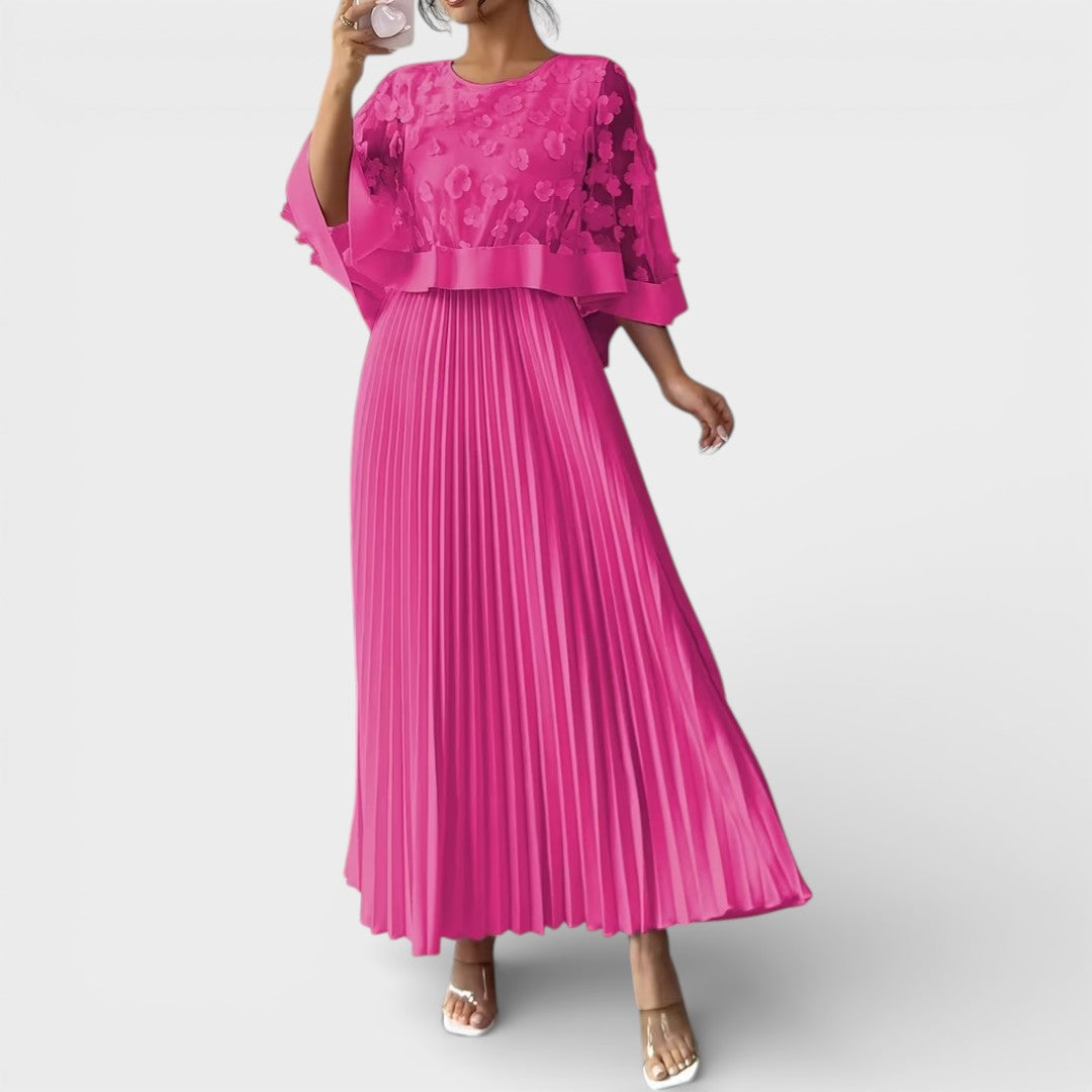 Julia | Pleated Maxi Dress