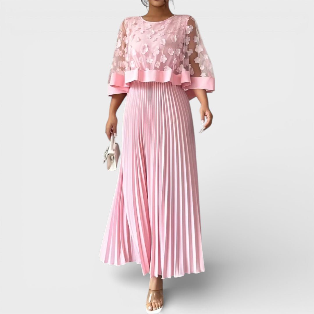 Julia | Pleated Maxi Dress