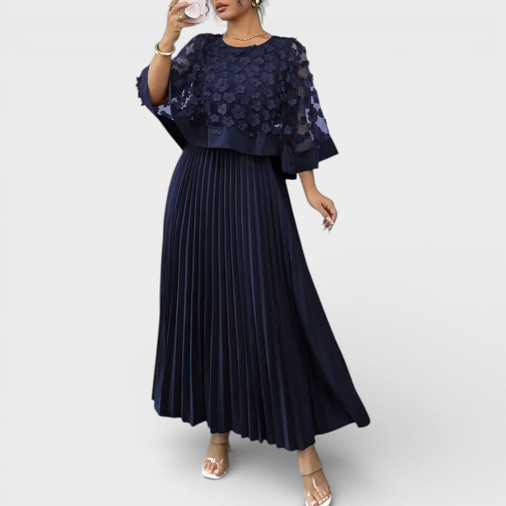 Julia | Pleated Maxi Dress
