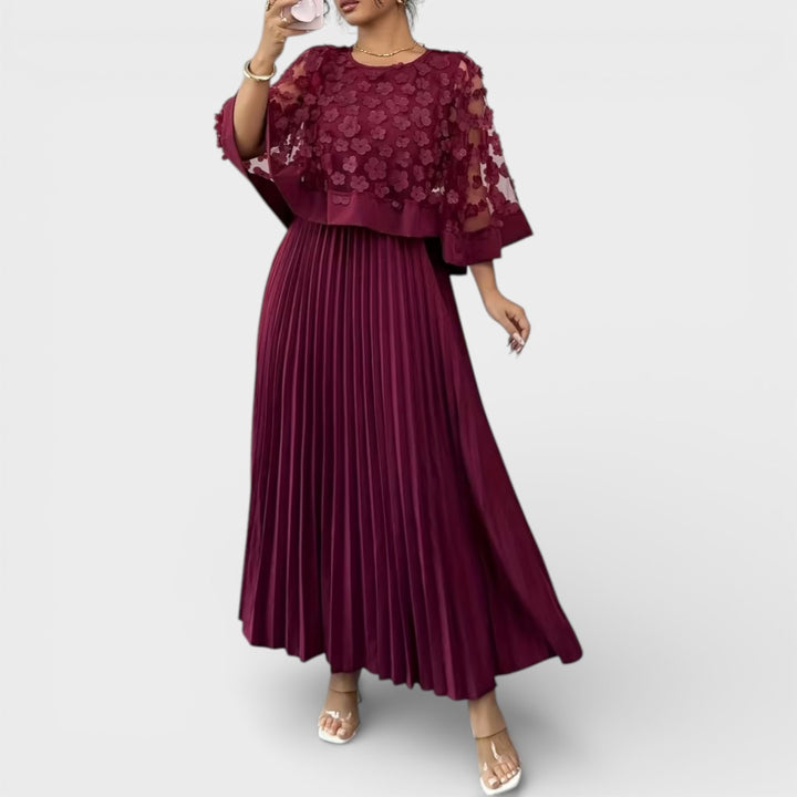 Julia | Pleated Maxi Dress