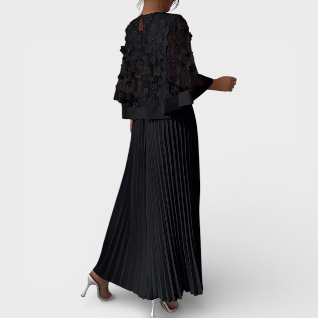 Julia | Pleated Maxi Dress