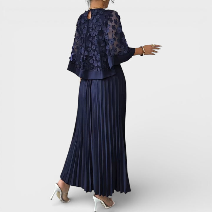 Julia | Pleated Maxi Dress