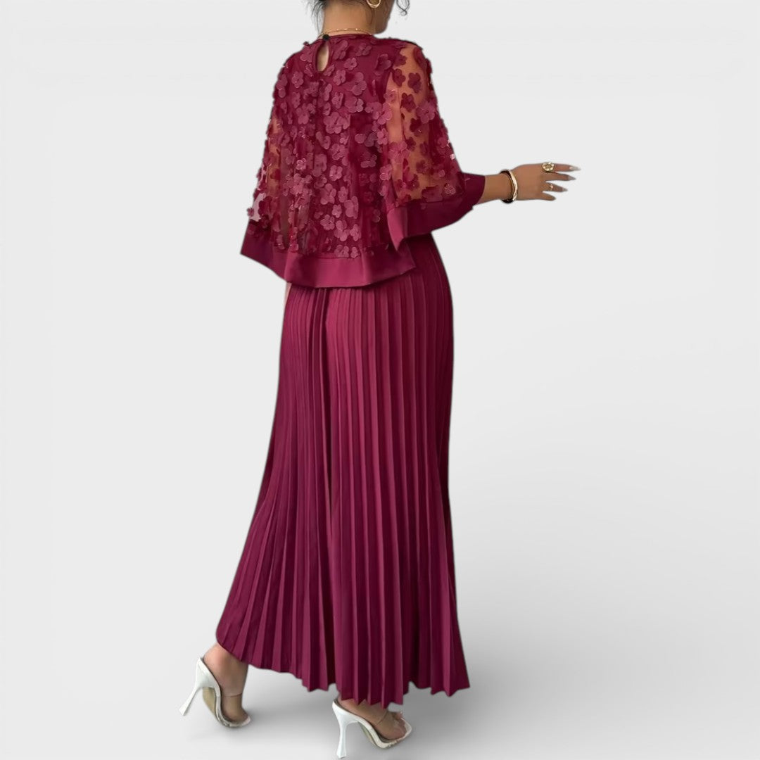 Julia | Pleated Maxi Dress
