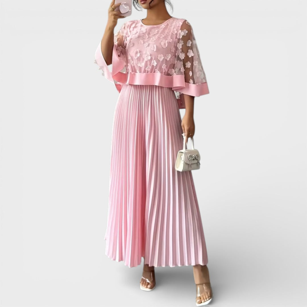 Julia | Pleated Maxi Dress
