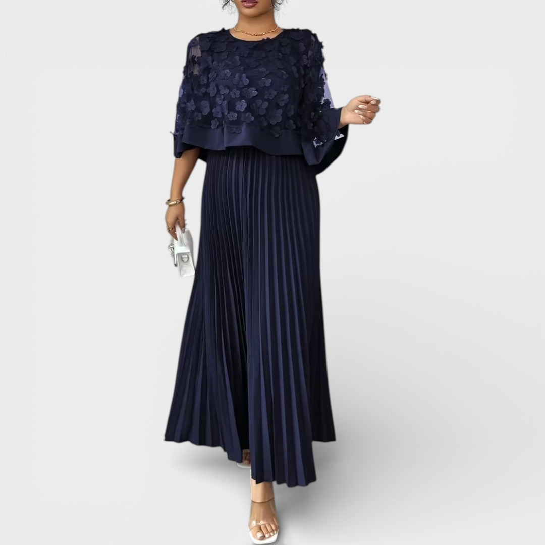 Julia | Pleated Maxi Dress