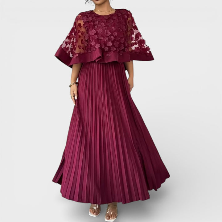 Julia | Pleated Maxi Dress