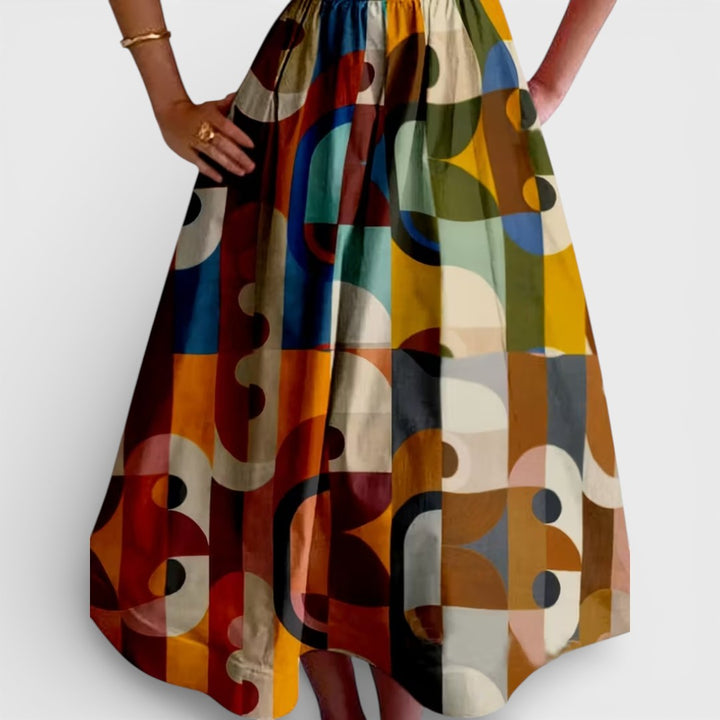 Eleanor | Spaghetti Strap Midi Dress