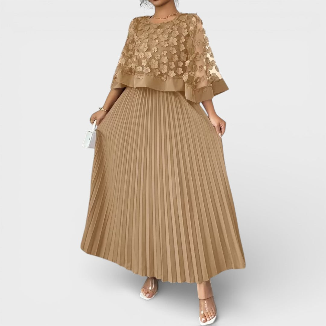 Julia | Pleated Maxi Dress