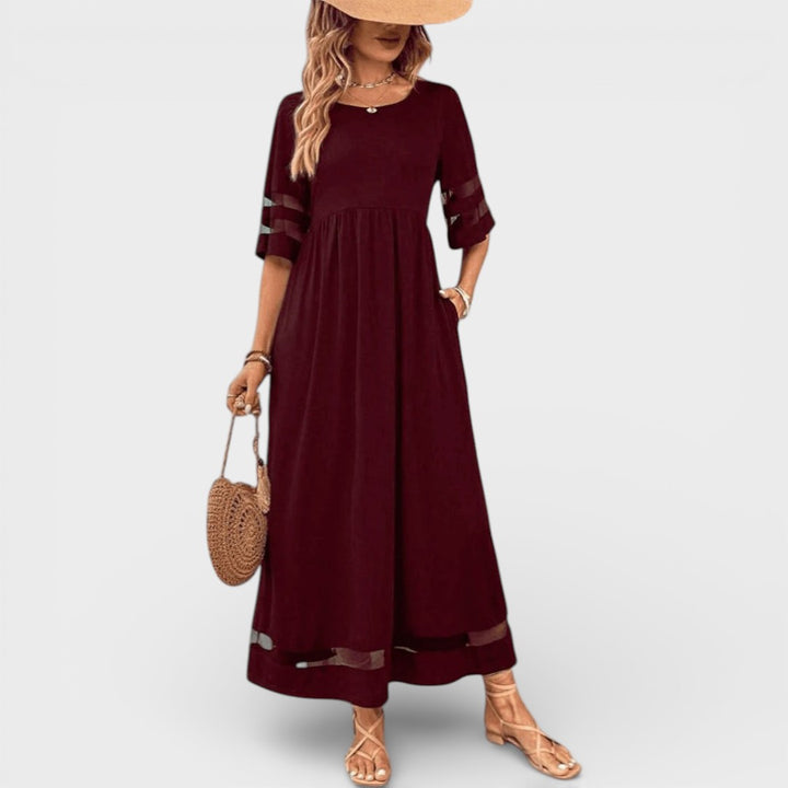 Leah | Tummy Coverage Maxi Dress