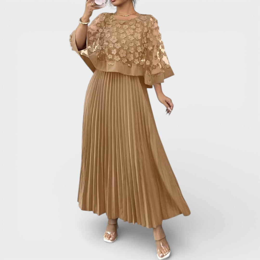 Julia | Pleated Maxi Dress