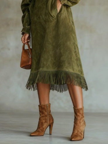 Beth | Fringe Dress