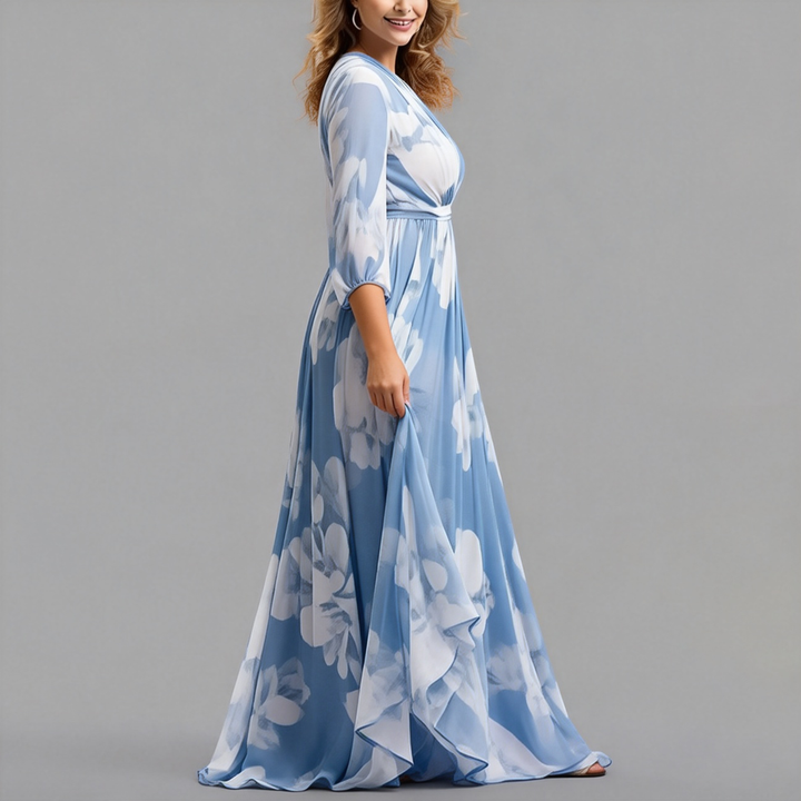 Grace | Bluebell Floral Maxi Dress