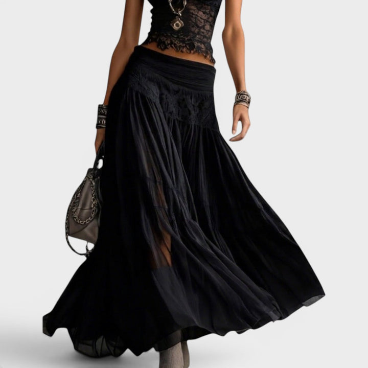 Seraphine | Bohemian Lace Maxi Set