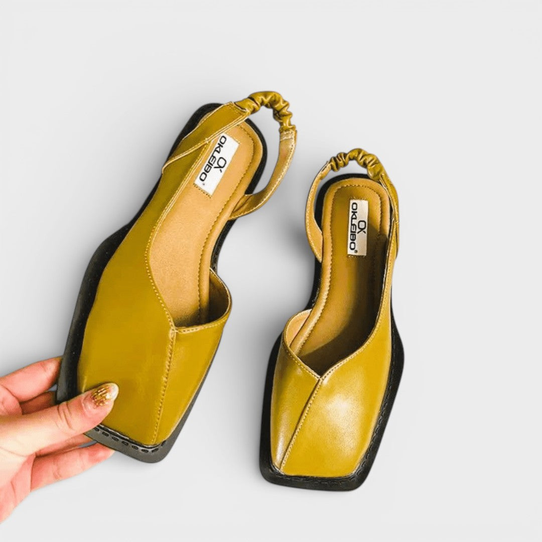 WILLOW Leather Slip-On Ballerinas