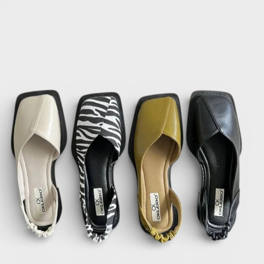 WILLOW Leather Slip-On Ballerinas