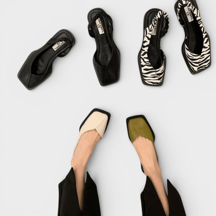 WILLOW Leather Slip-On Ballerinas
