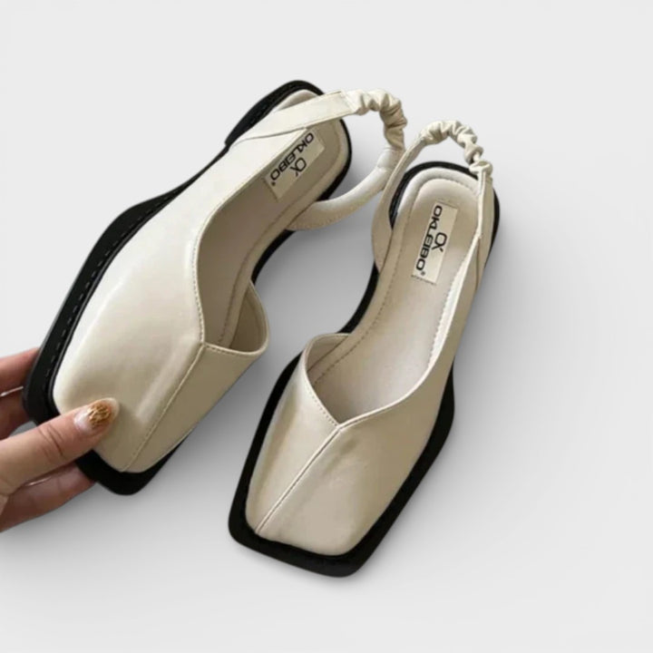 WILLOW Leather Slip-On Ballerinas