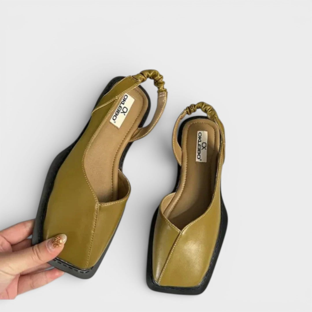WILLOW Leather Slip-On Ballerinas