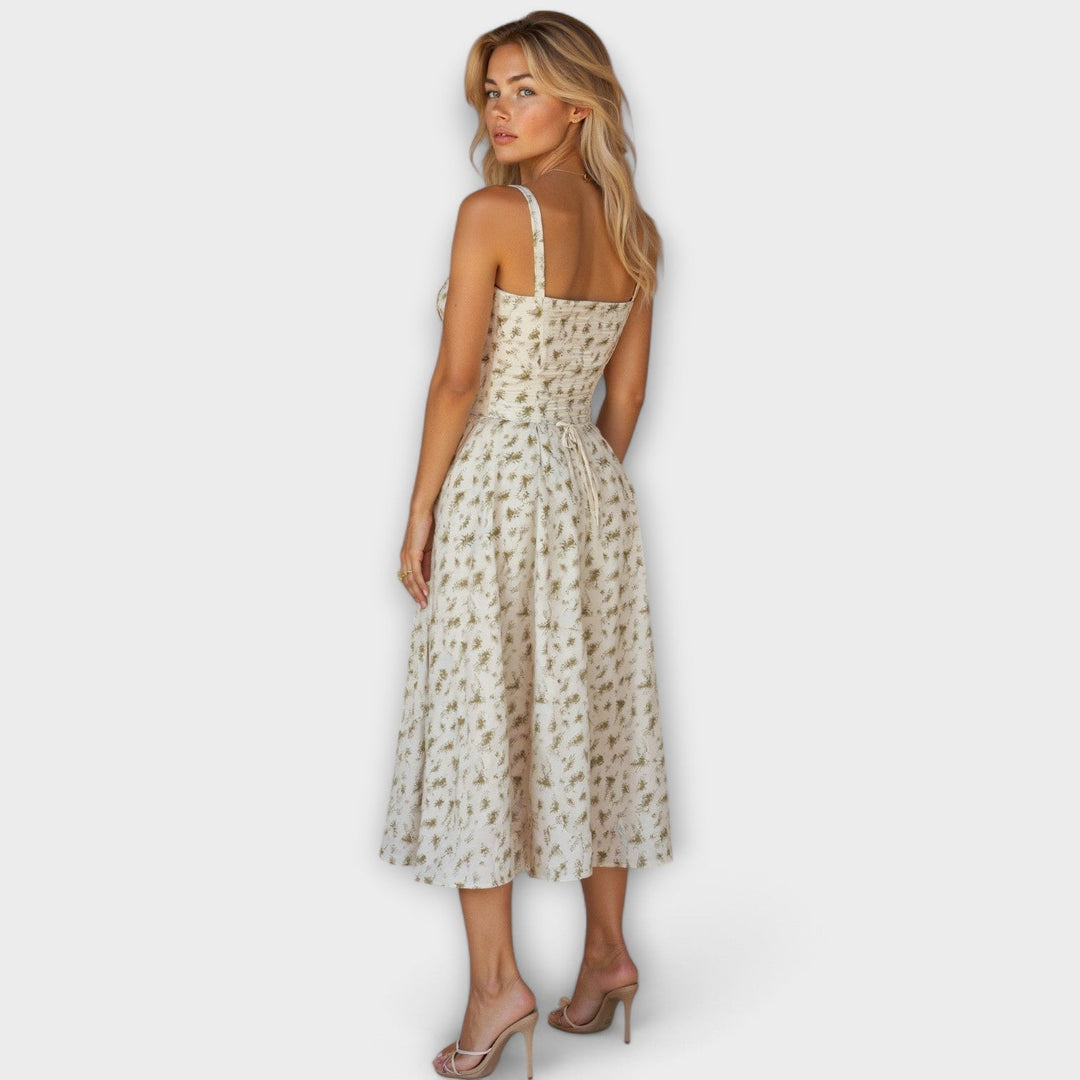 Kiana - Corset Midi Dress