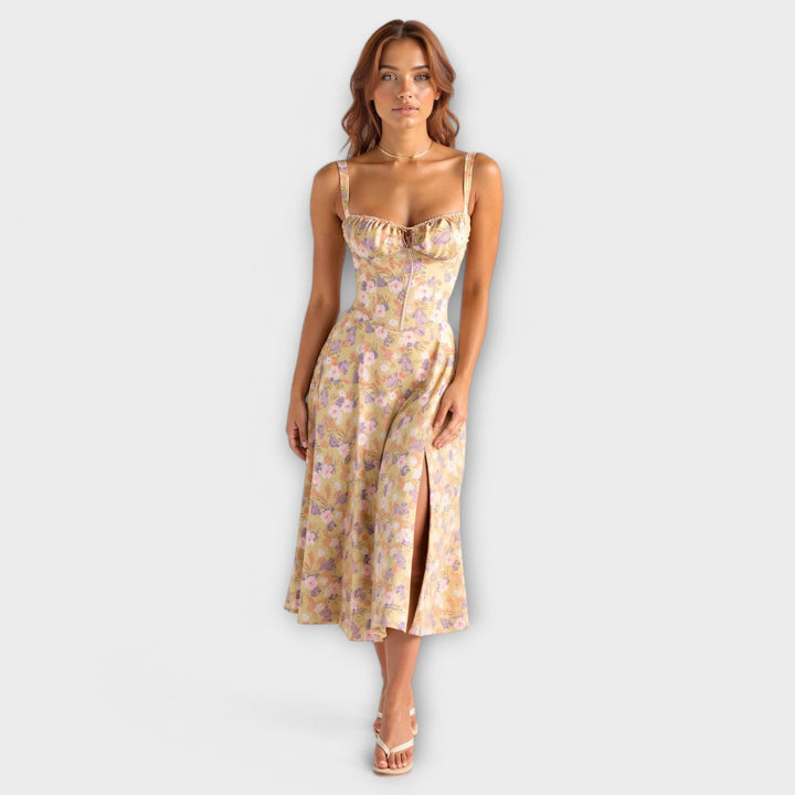 Kiana - Corset Midi Dress
