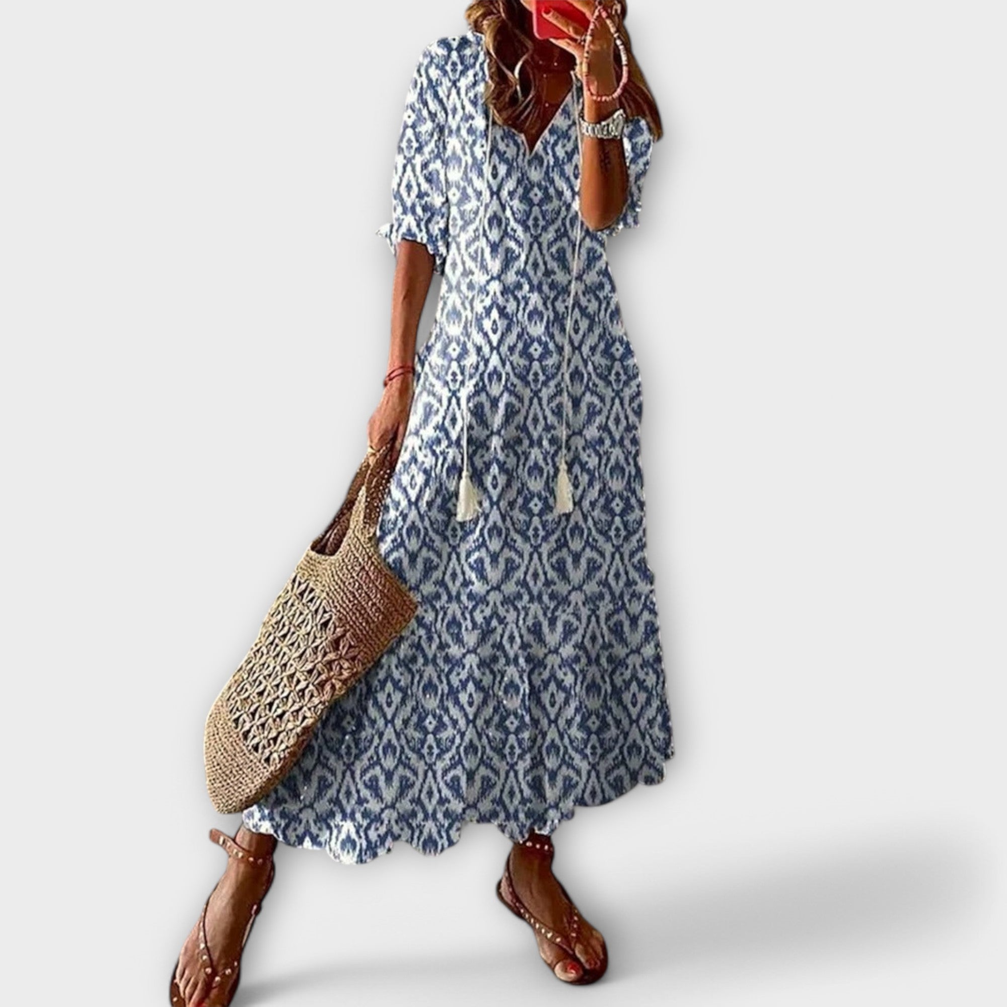 Bettina - Bohemian Maxi Dress – Roselyn & Carter